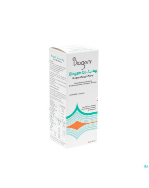 Biogam cu-au-ag    fl 60ml