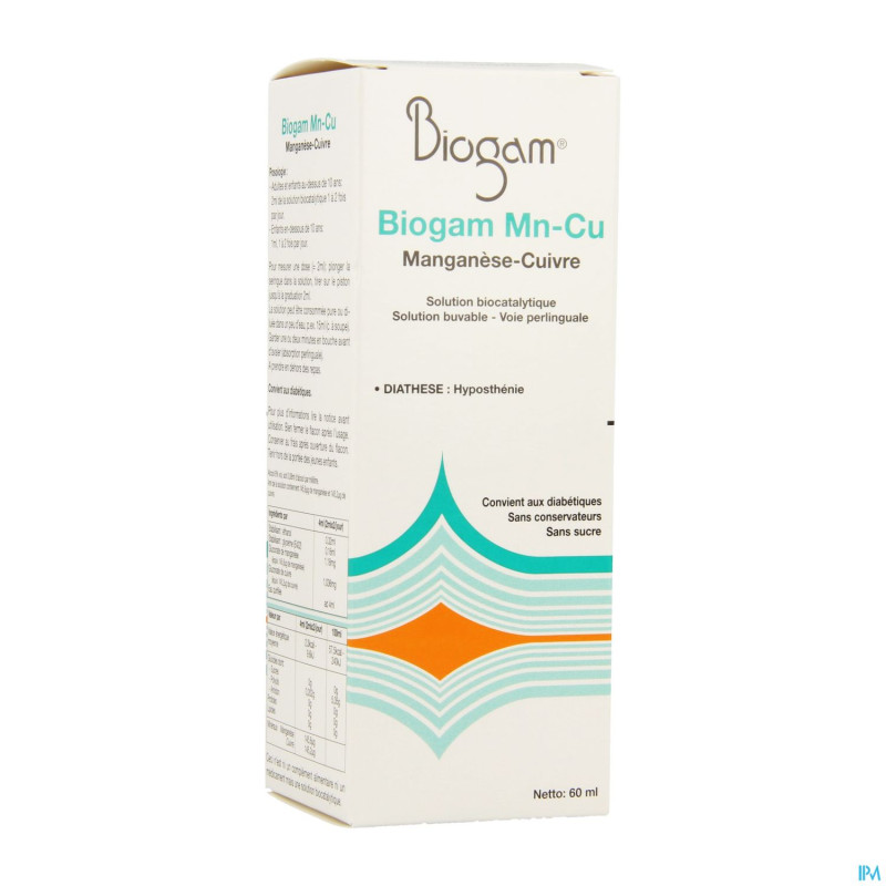 Biogam mn-cu    fl 60ml