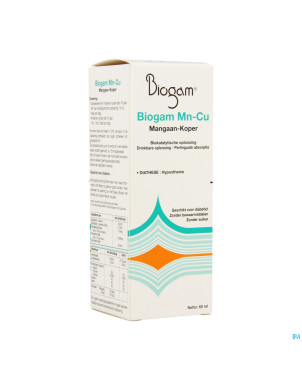 Biogam mn-cu    fl 60ml