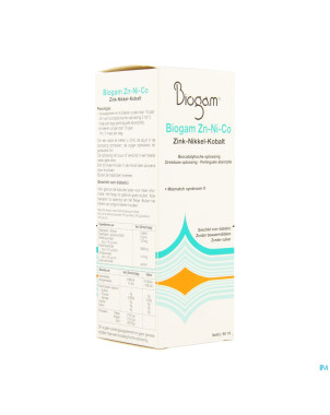 Biogam zn-ni-co    fl 60ml