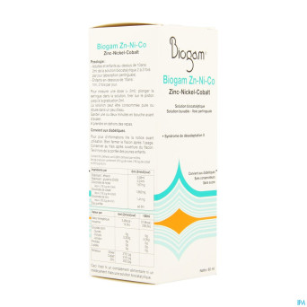 Biogam zn-ni-co    fl 60ml