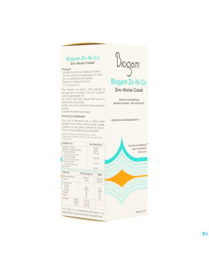 Biogam zn-ni-co    fl 60ml