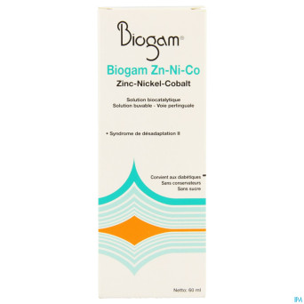 Biogam zn-ni-co    fl 60ml