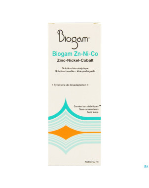 Biogam zn-ni-co    fl 60ml