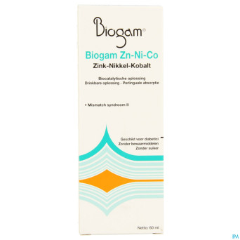 Biogam zn-ni-co    fl 60ml