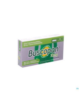 Buscopan supp   6 x 10 mg
