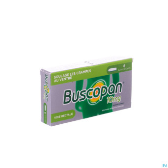 Buscopan supp   6 x 10 mg