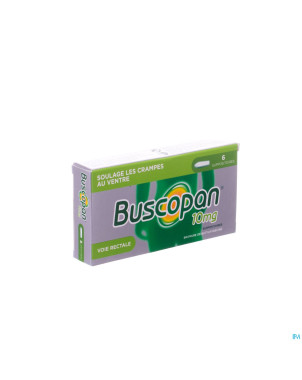 Buscopan supp   6 x 10 mg