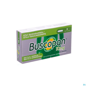 Buscopan supp   6 x 10 mg