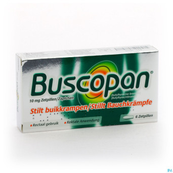 Buscopan supp   6 x 10 mg
