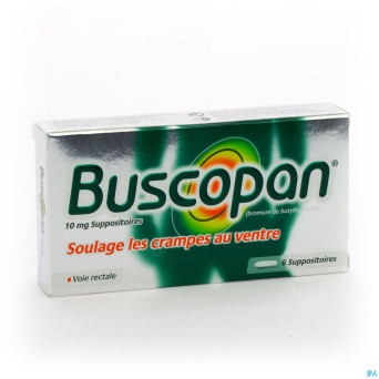 Buscopan supp   6 x 10 mg