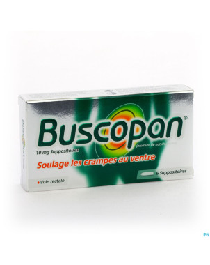 Buscopan supp   6 x 10 mg