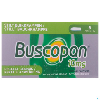 Buscopan supp   6 x 10 mg