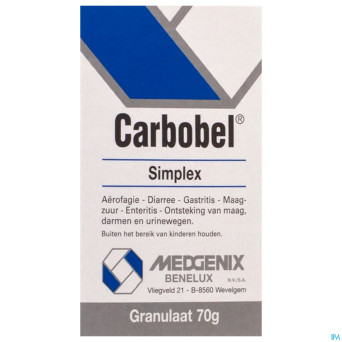 Carbobel simplex gran 70g cfr 3235504