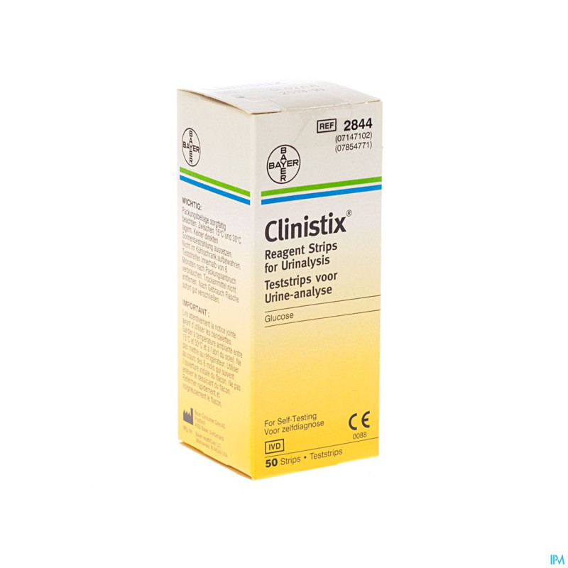 Clinistix strips  50    a 2844 b 51