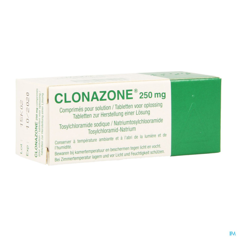 Clonazone 250mg comp pour solution tube comp 60