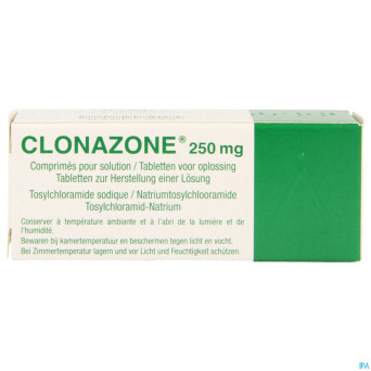 Clonazone 250mg comp pour solution tube comp 60