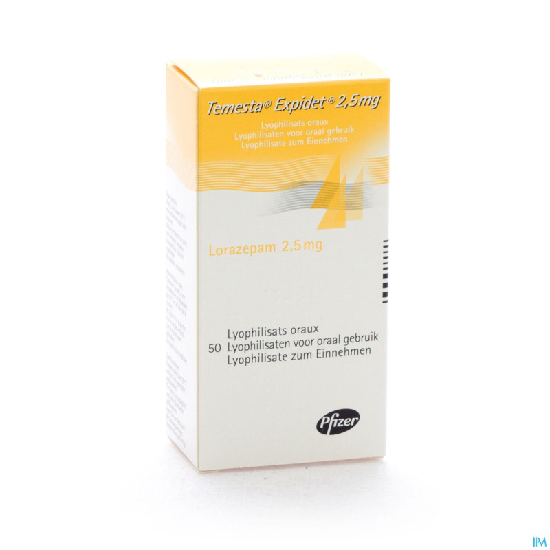 Temesta expidet comp 50 x 2,5mg