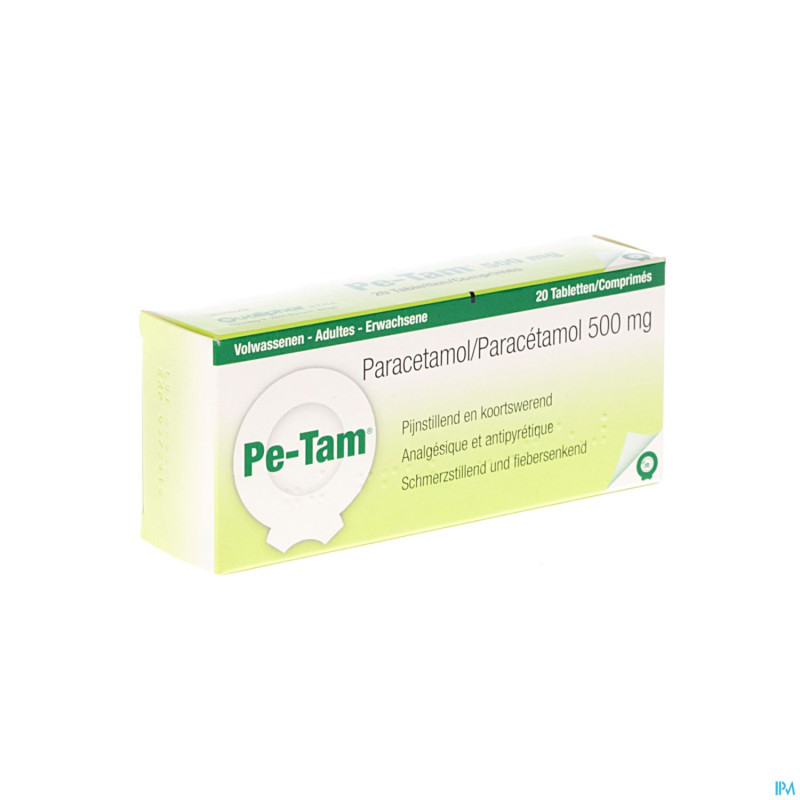 Pe-tam tabl 20 x 500 mg