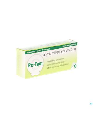 Pe-tam tabl 20 x 500 mg