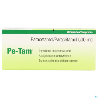 Pe-tam tabl 20 x 500 mg