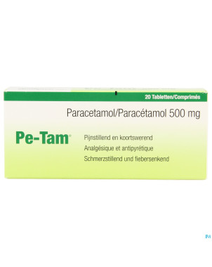 Pe-tam tabl 20 x 500 mg