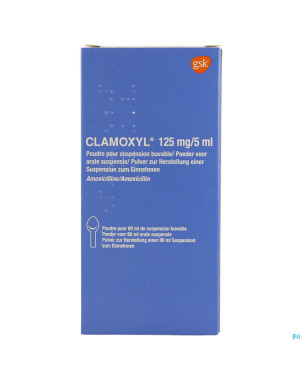Clamoxyl sir 1 x 80 ml 125mg/5ml