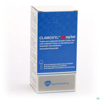 Clamoxyl sir 1 x 80 ml 250mg/5ml