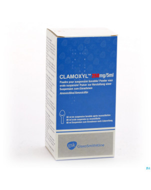 Clamoxyl sir 1 x 80 ml 250mg/5ml