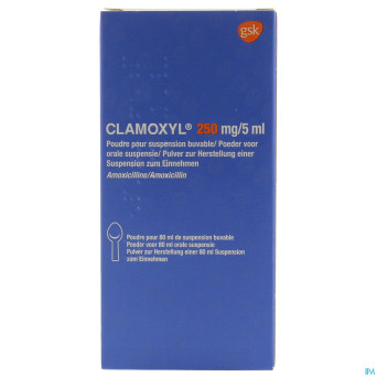 Clamoxyl sir 1 x 80 ml 250mg/5ml
