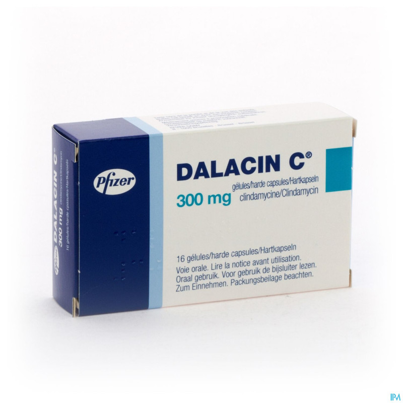 Dalacin c caps  16 x 300 mg
