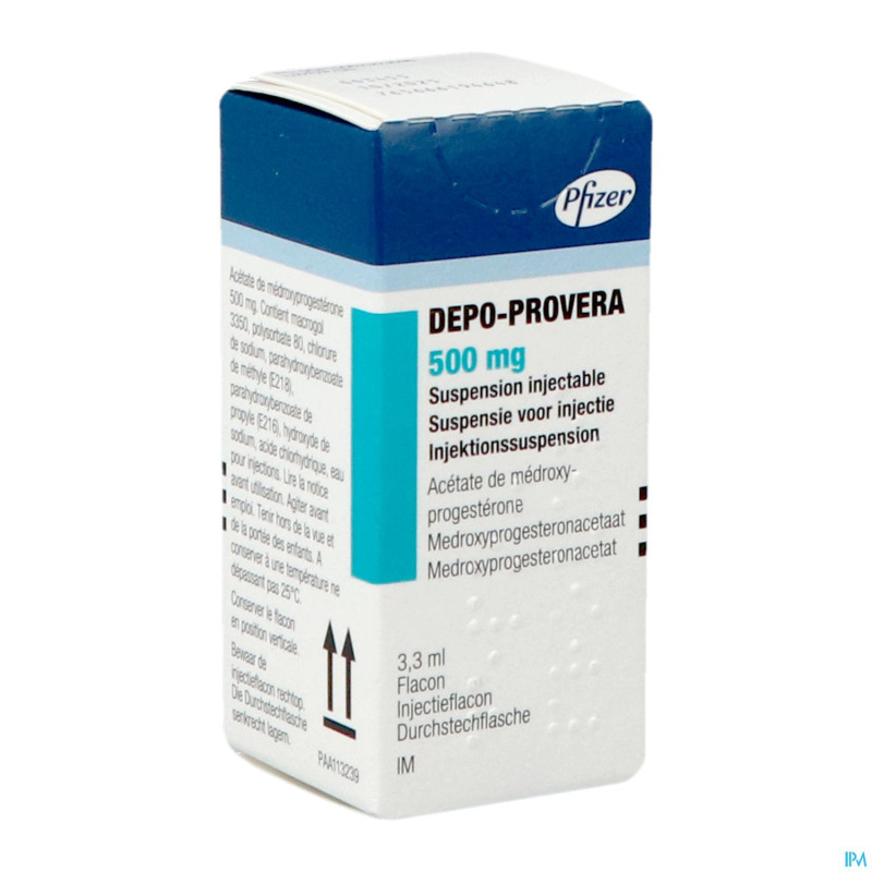 Depo-provera 500 vial 1x500mg/3,3ml
