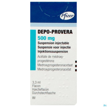 Depo-provera 500 vial 1x500mg/3,3ml