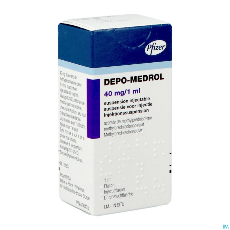 Depo-medrol vial 1 x 40 mg/1 ml