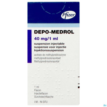 Depo-medrol vial 1 x 40 mg/1 ml