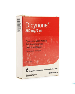 Dicynone amp. 6x2 ml 250 mg