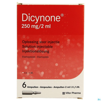 Dicynone amp. 6x2 ml 250 mg