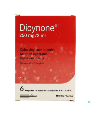 Dicynone amp. 6x2 ml 250 mg