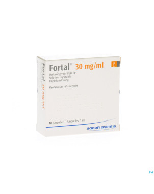 Fortal amp 10 x 30 mg/1 ml