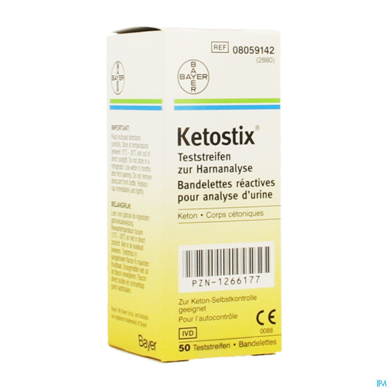 Ketostix strips 50    a2880 b51