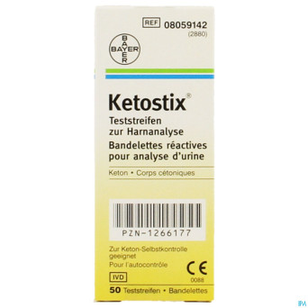 Ketostix strips 50    a2880 b51