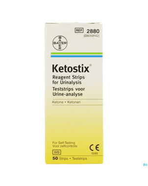 Ketostix strips 50    a2880 b51