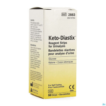 Keto-diastix strips 50  a 2883 b 51