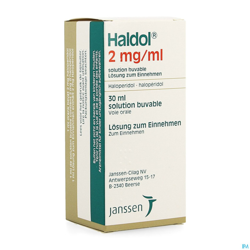 Haldol gutt 1 x 30 ml  2 mg/1 ml
