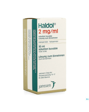 Haldol gutt 1 x 30 ml  2 mg/1 ml