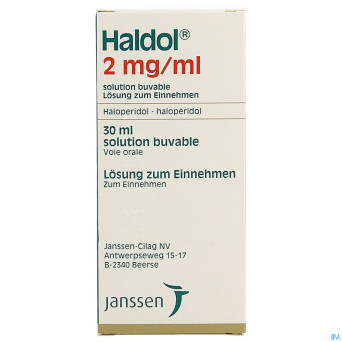 Haldol gutt 1 x 30 ml  2 mg/1 ml