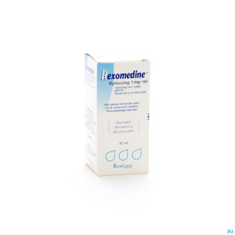 Hexomedine sol  45ml 0,1%