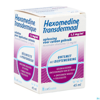 Hexomedine sol  45ml transcut