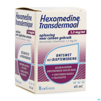 Hexomedine sol  45ml transcut