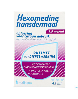 Hexomedine sol  45ml transcut